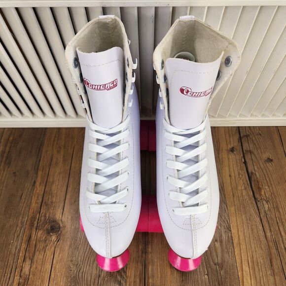 Chicago Skates CRS400 Classic Quad Rink Roller Skates Womens Sz 8 Premium White - Picture 9 of 10